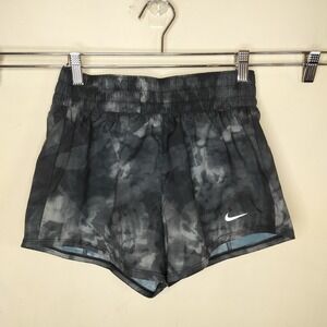 Nike Dri Fit Lined Shorts Black Gray